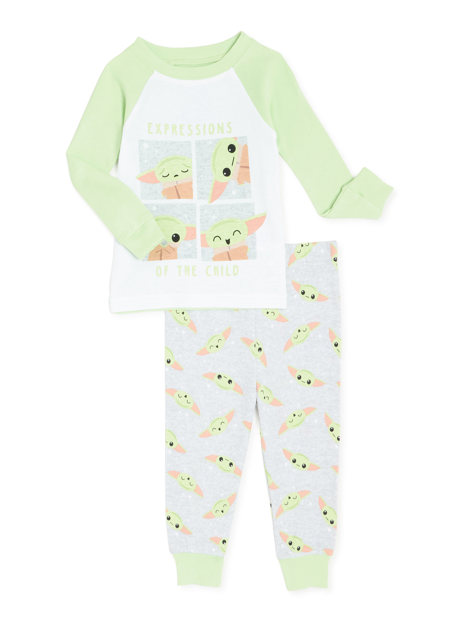 Star Wars Toddler Boys The Child Cotton Sleepwear, 2-Piece, Sizes 2T-5T